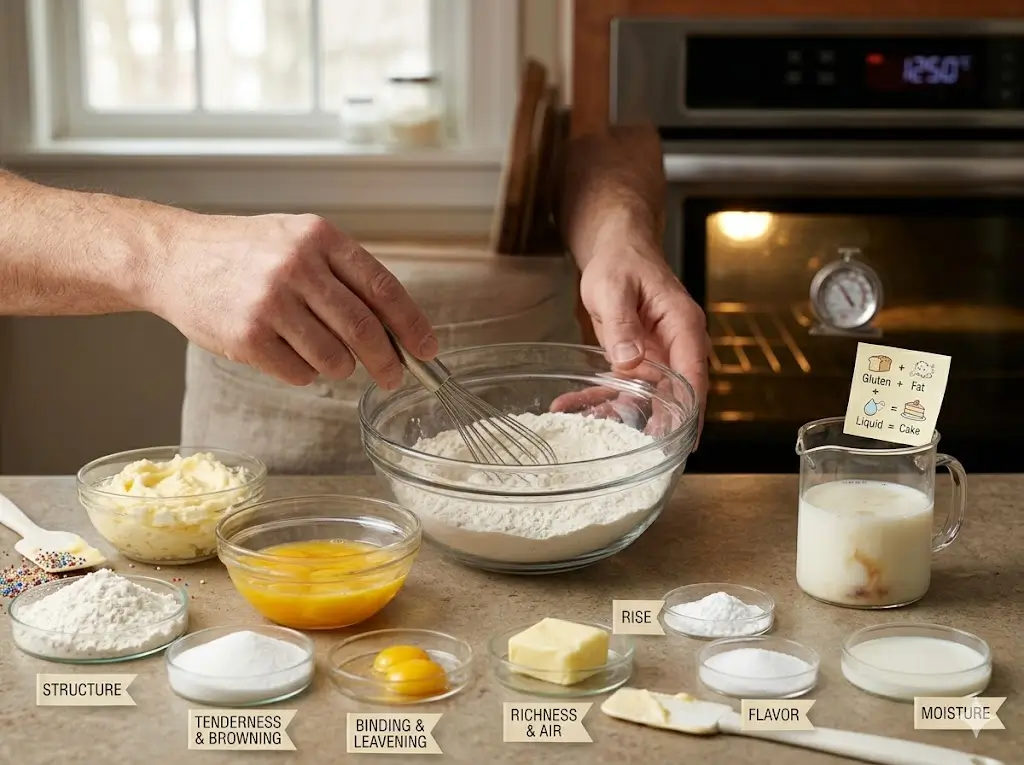 Cake Ingredients Guide (Science of Baking): 12 Best Secrets