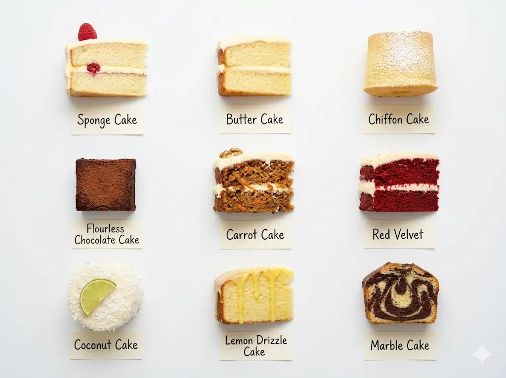 Complete Guide to Cake Types: 8 Best Varieties for Every Baker