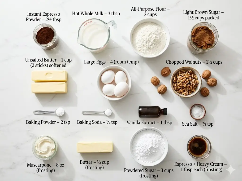 Espresso Coffee Walnut Cake 7 Best Baking Tips 