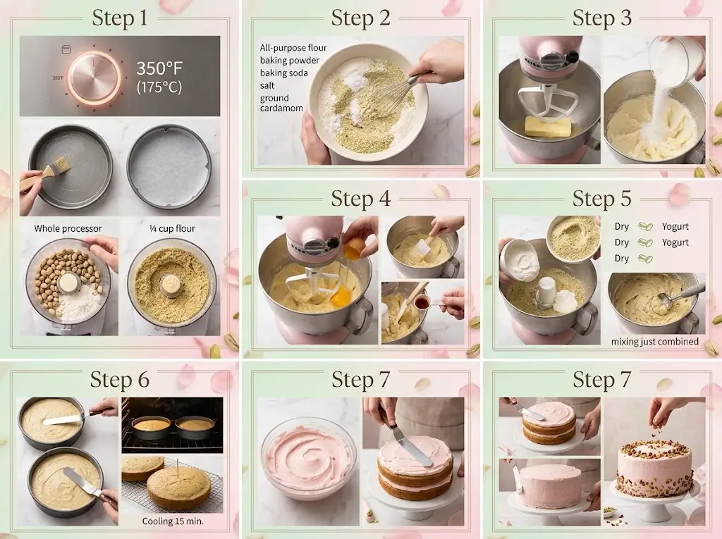 Pistachio Rosewater Cake 7 Best Baking Tips