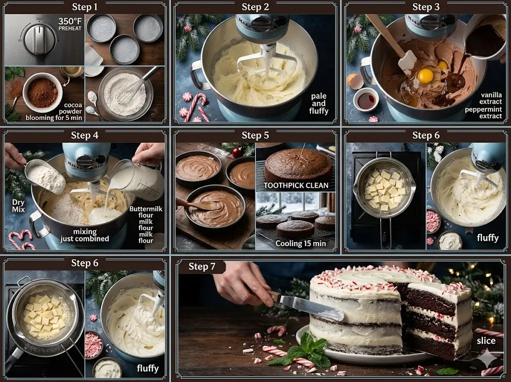 Peppermint Chocolate Holiday Cake 9 Best Baking Tips