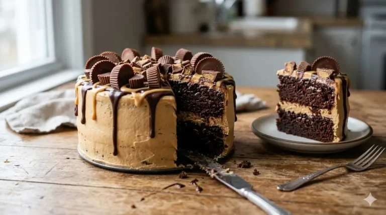 Peanut Butter Cup Chocolate Cake 7 Best Steps