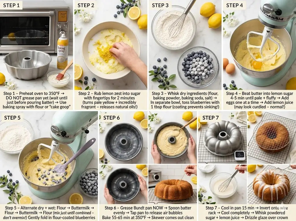 Zesty Lemon Blueberry Bundt Cake 7 Best Baking Secrets 