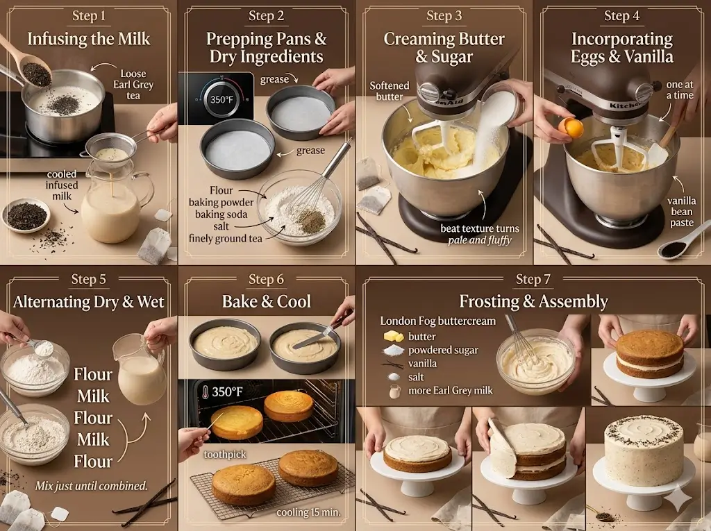 London Fog Earl Grey Cake 5 Best Steps To Bake It